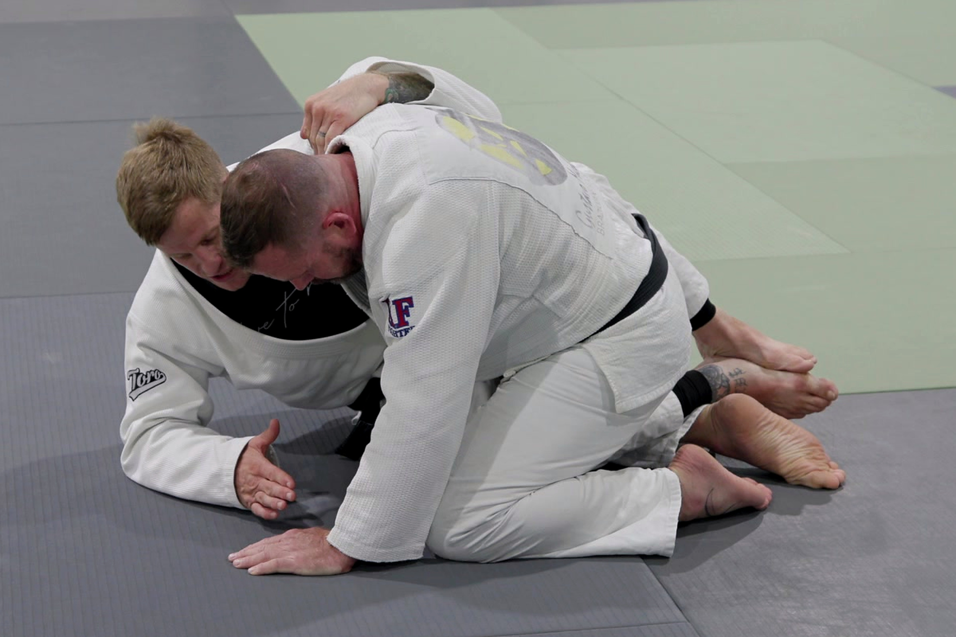 Half Guard Shuck to the Back