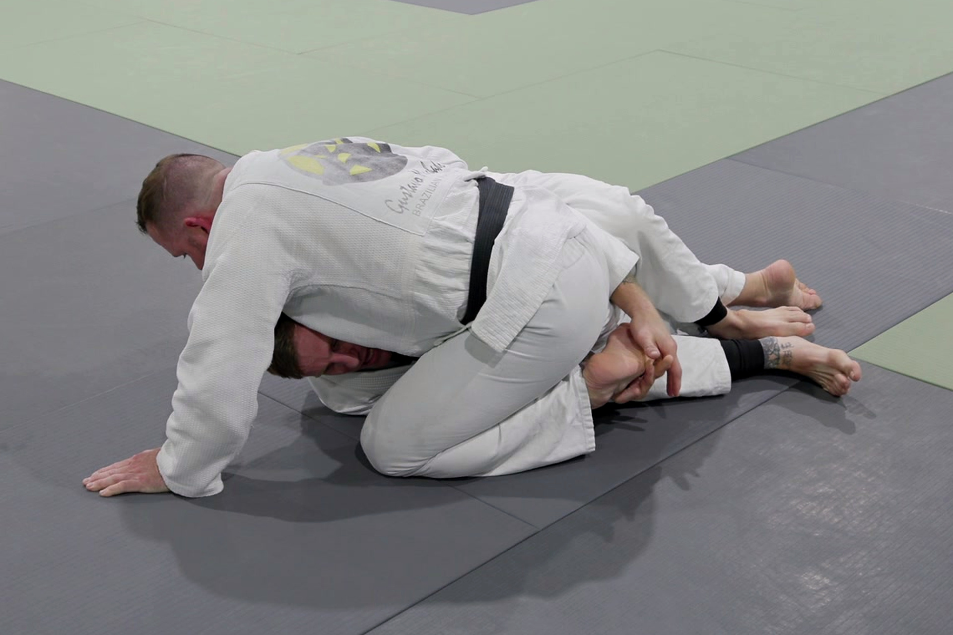 Old School Sweep from Half Guard